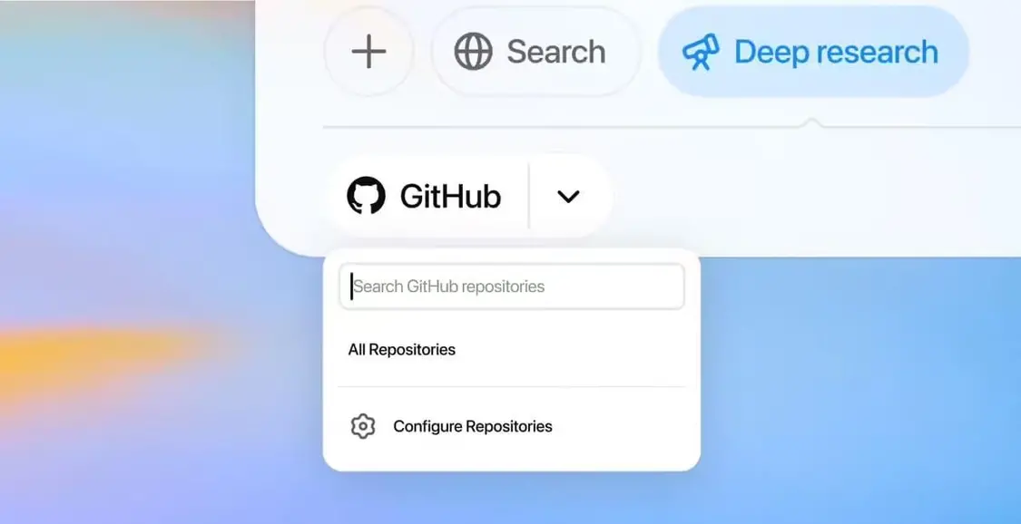 ChatGPT Deep Research Can Now Analyze Your GitHub Repos